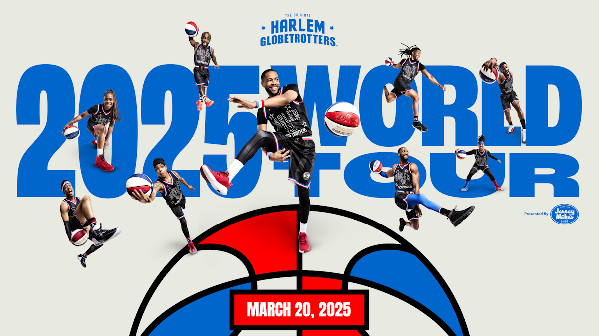 Harlem Globetrotters: 2025 banner