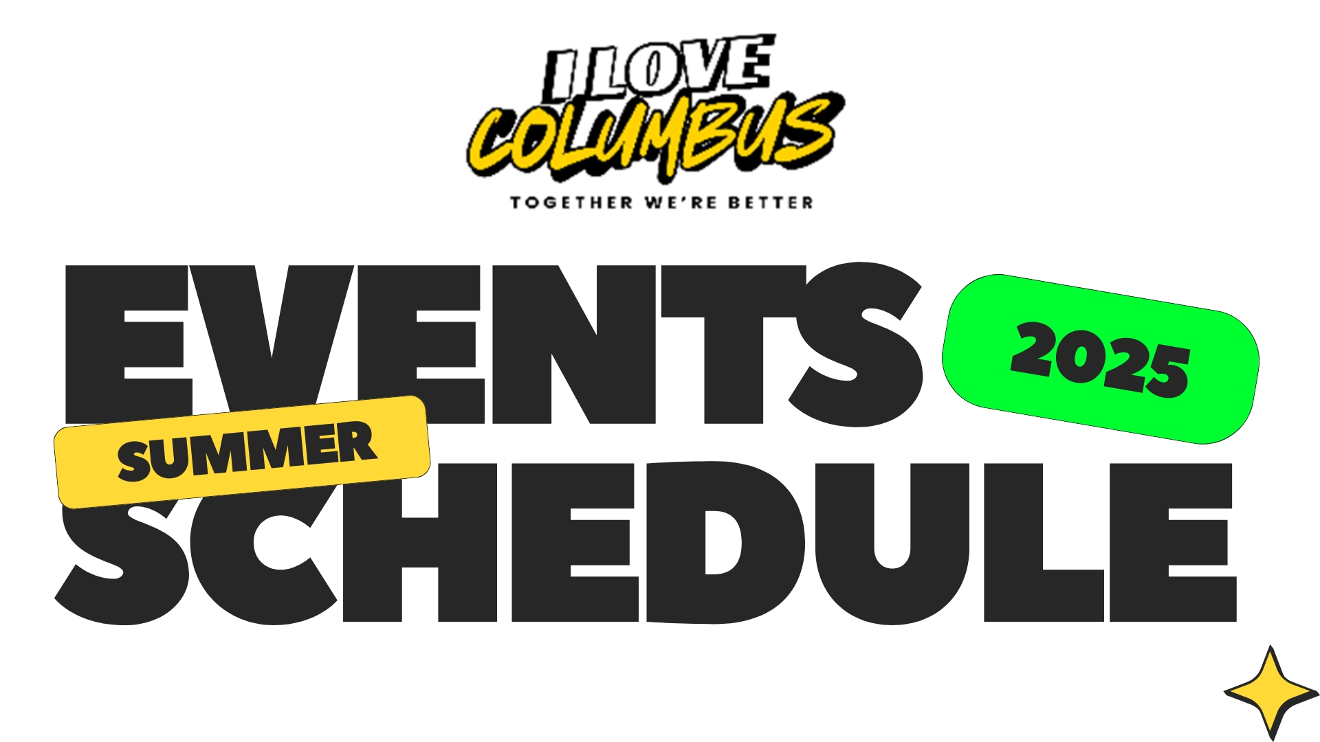 I Love Columbus, Together We're Better Initiative