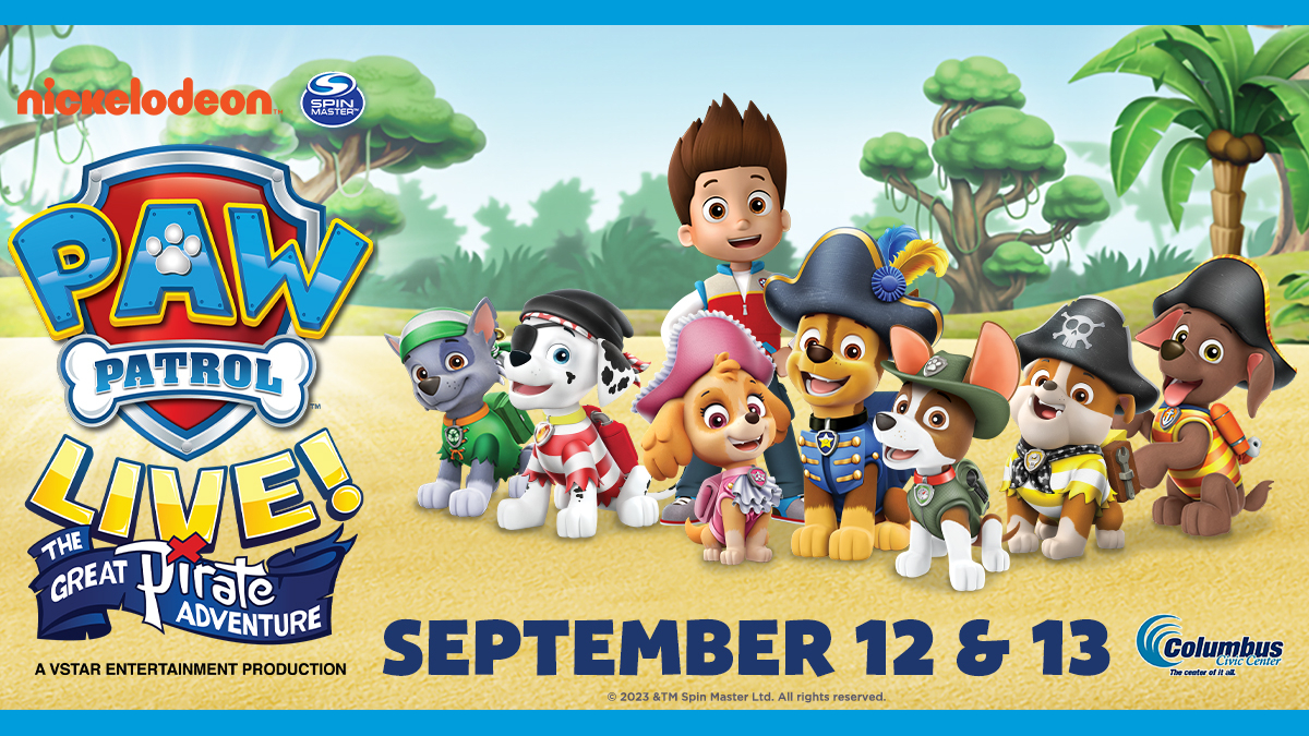 Paw Patrol Live Performance July 19 & 20, 2022 at 6:00 PM