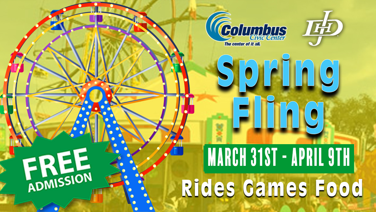 Spring Fling 2023 - Free Admission March 31 - April 9, 2023 Columbus Civic Center