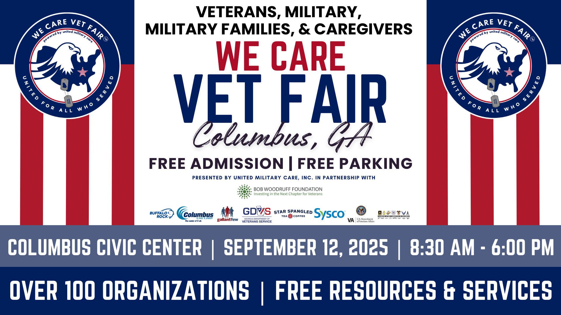 We Care Vet Fair September 12, 2025 8:30 AM - 6:00 PM